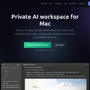 Elvean - Private AI workspace for Mac